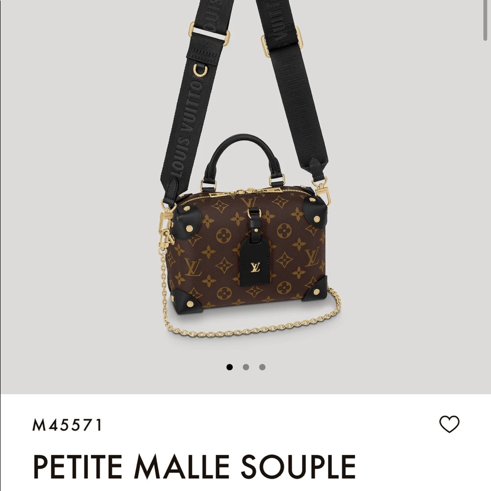 Louis Vuitton: Petite Malle Souple Monogram